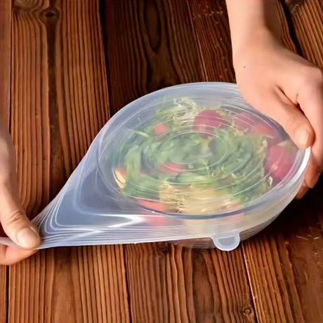 Silicone Stretch Lids, Set of 6