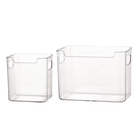 Stackable Fridge Bins, Set of 6